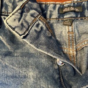 Denim High Waisted Shorts